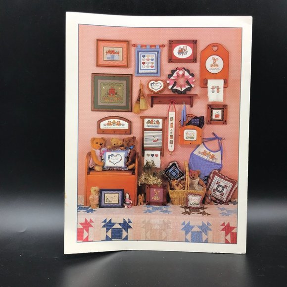 Vintage Cross Stitch Patterns, Happy Hearts and Friendship Stitches by Lynn - Picture 2 of 2